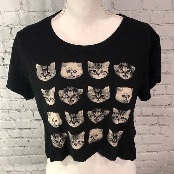 Truly Madly Deeply Tops - TRULY MADLY DEEPLY Kitty Crop Top